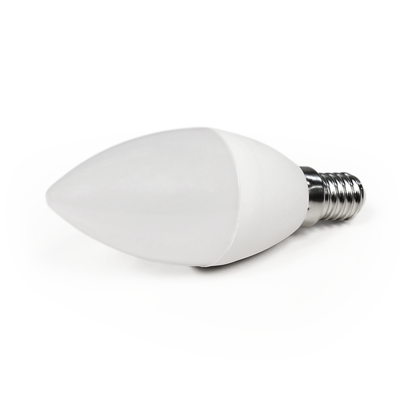 LED Kerzenlampe McShine, E14, 8W, 600lm, 160°, 4000K, neutralweiß, Ø37x105mm