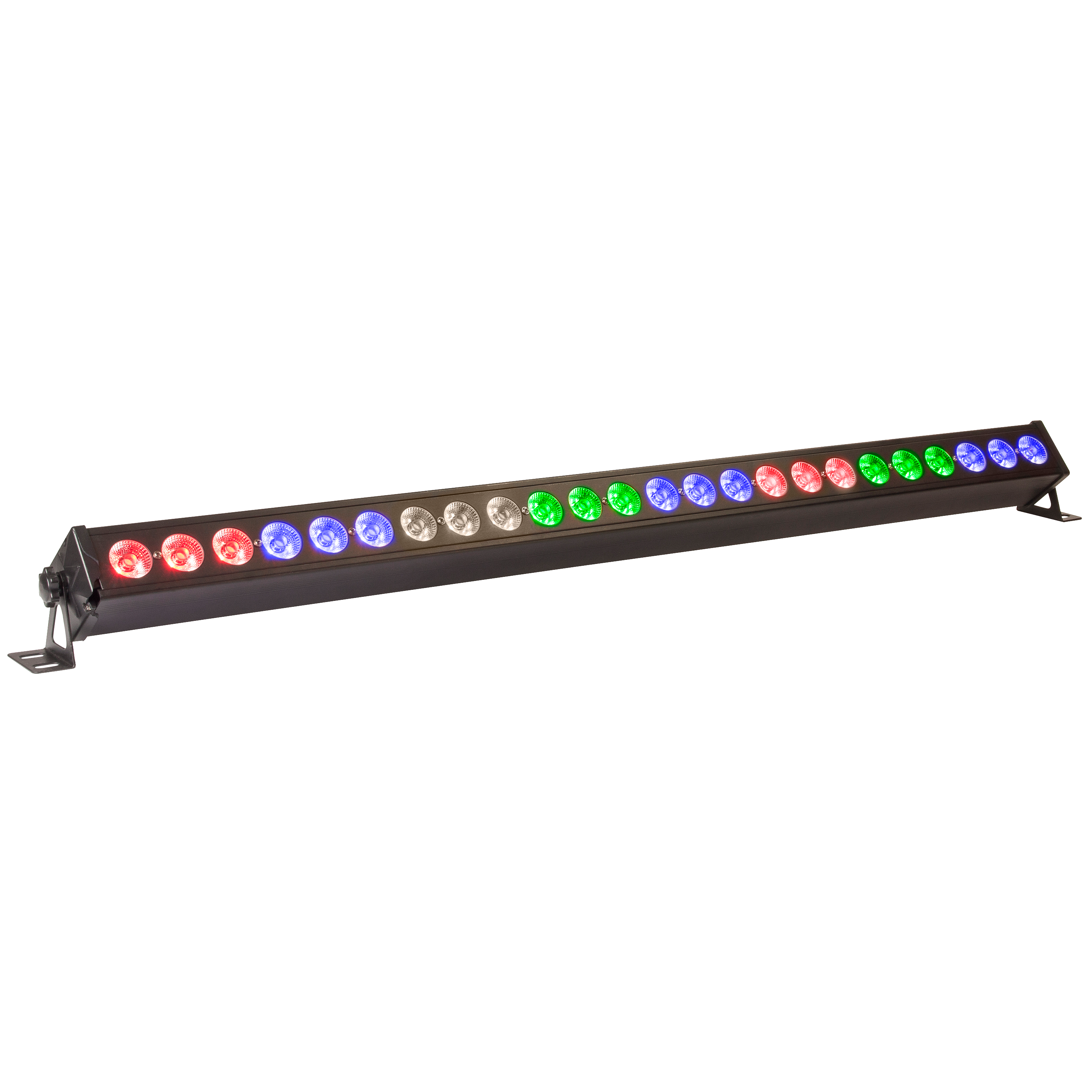 LED-Lichtleiste IBIZA ''LEDBAR24-RC'' 24x 4W RGB+W LEDs, DMX, Fernbedienung