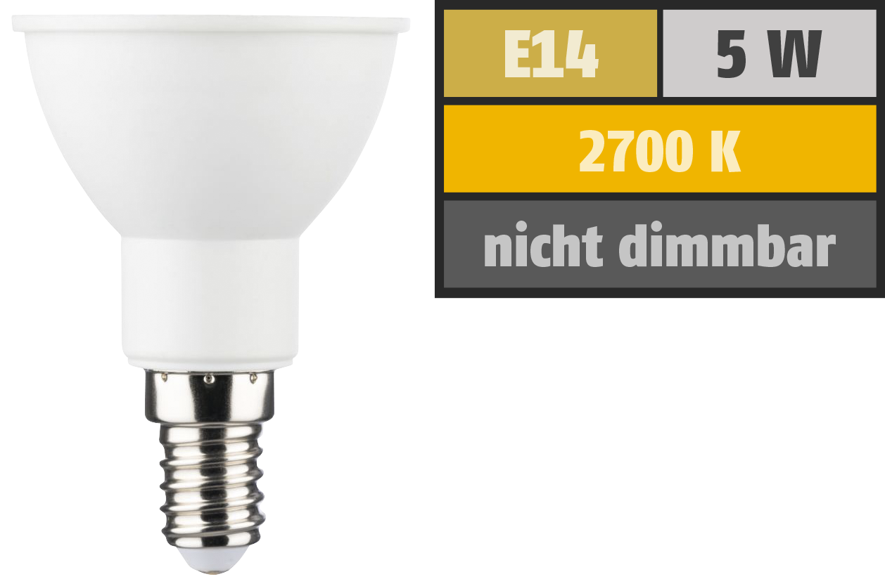 LED Reflektor  2700K warmweiß