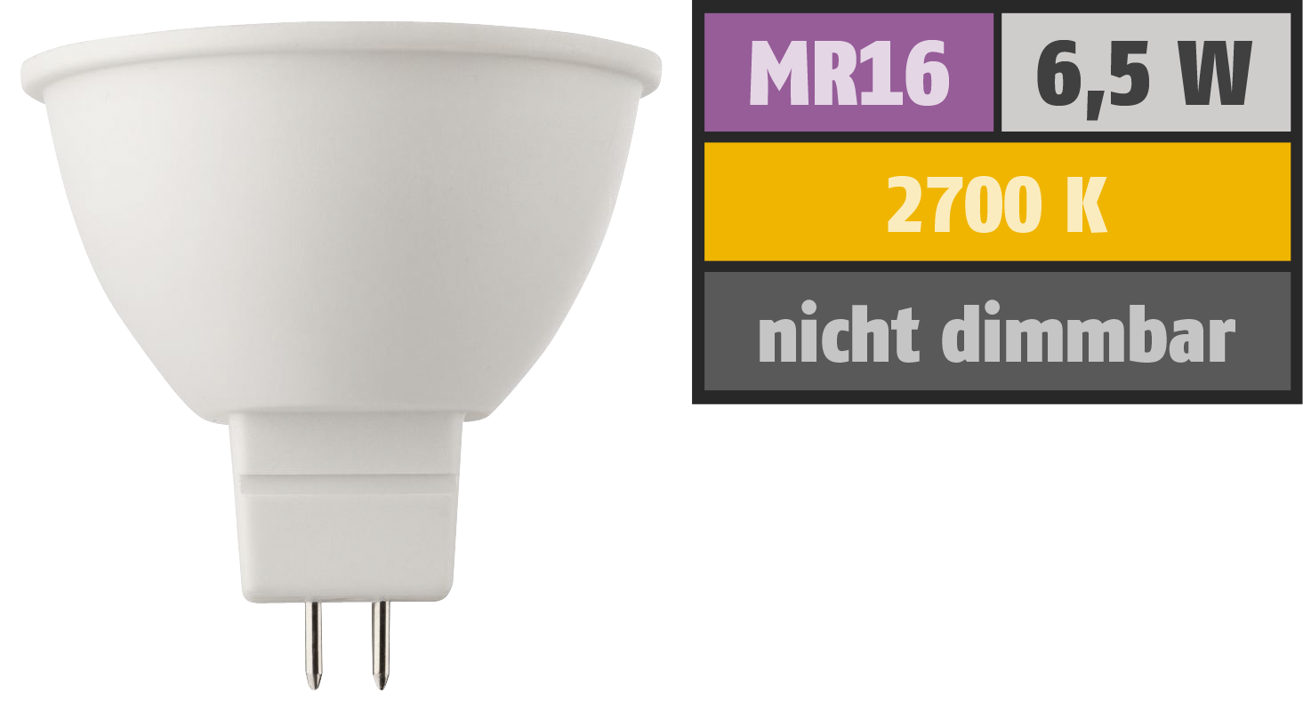 LED Strahler MR16  6 5W 430lm