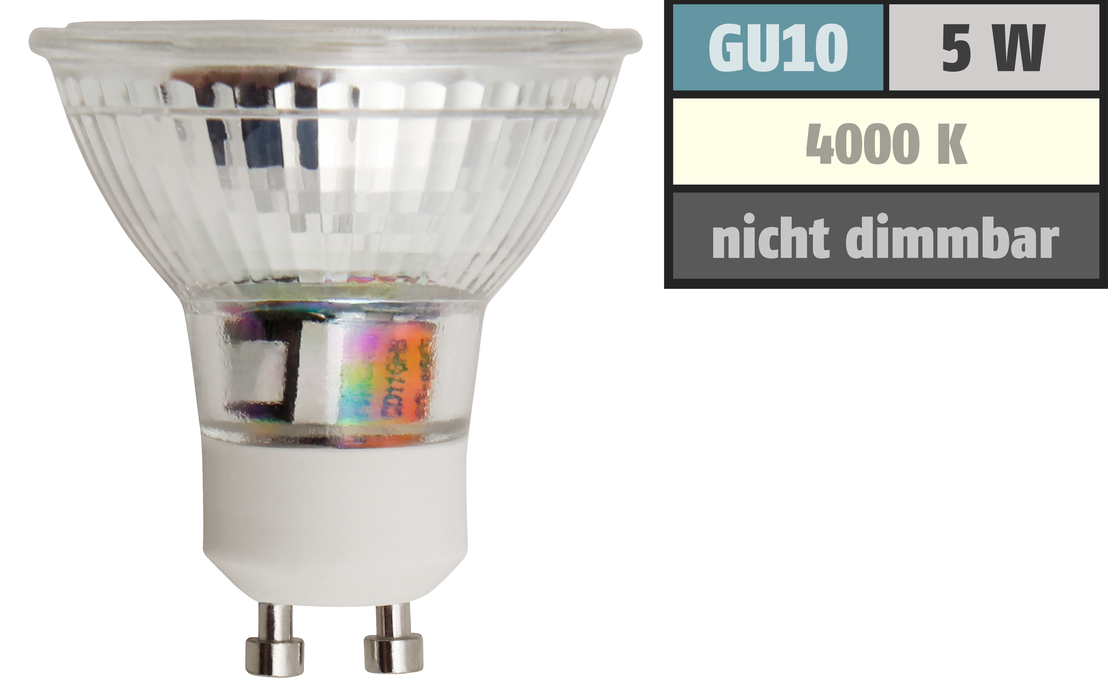LED-Strahler McShine ''ET54'' GU10, 5W COB, 400lm, neutralweiß