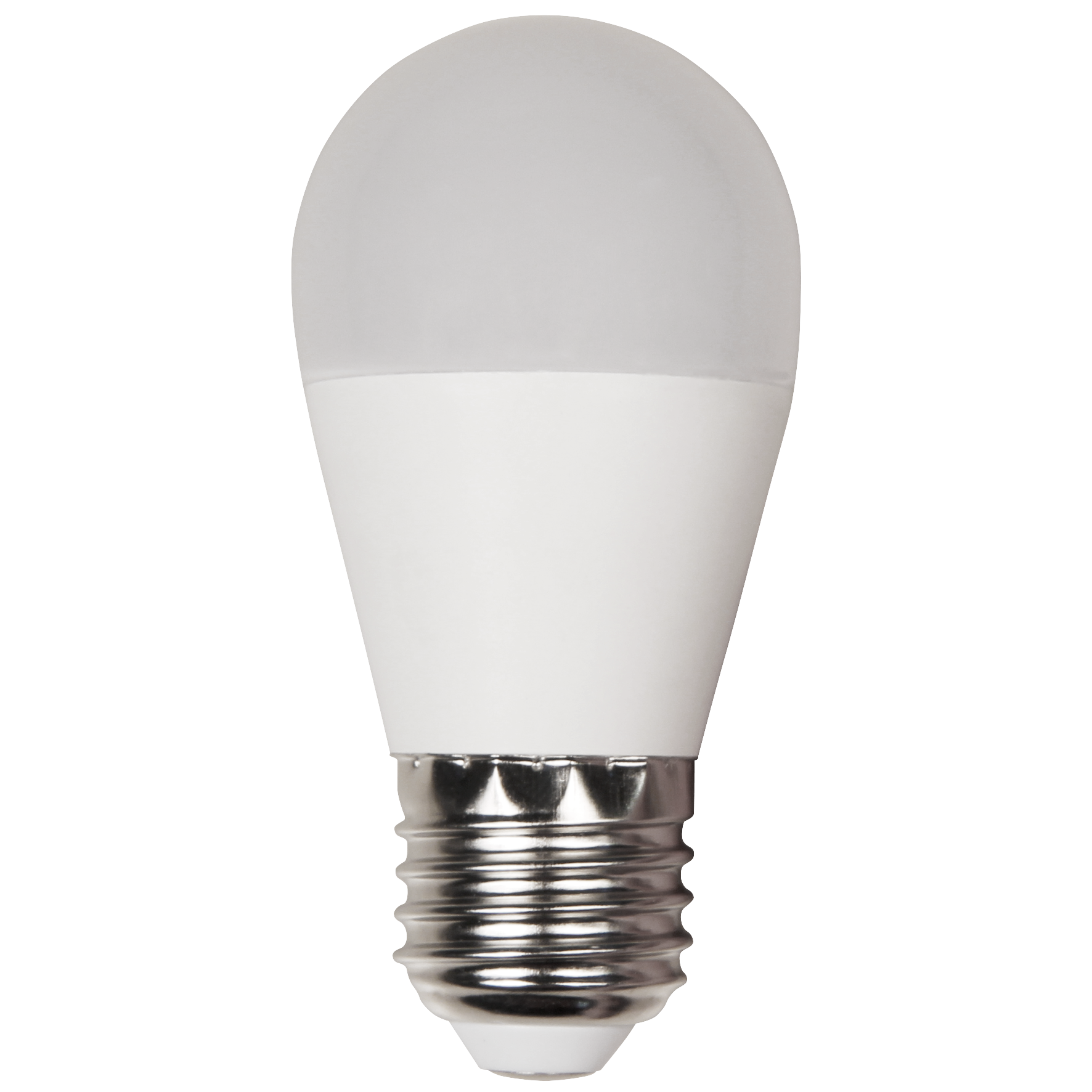 LED Tropfenlampe McShine, E27, 7W, 600lm, 160°, 3000K, warmweiß, Ø45x88mm