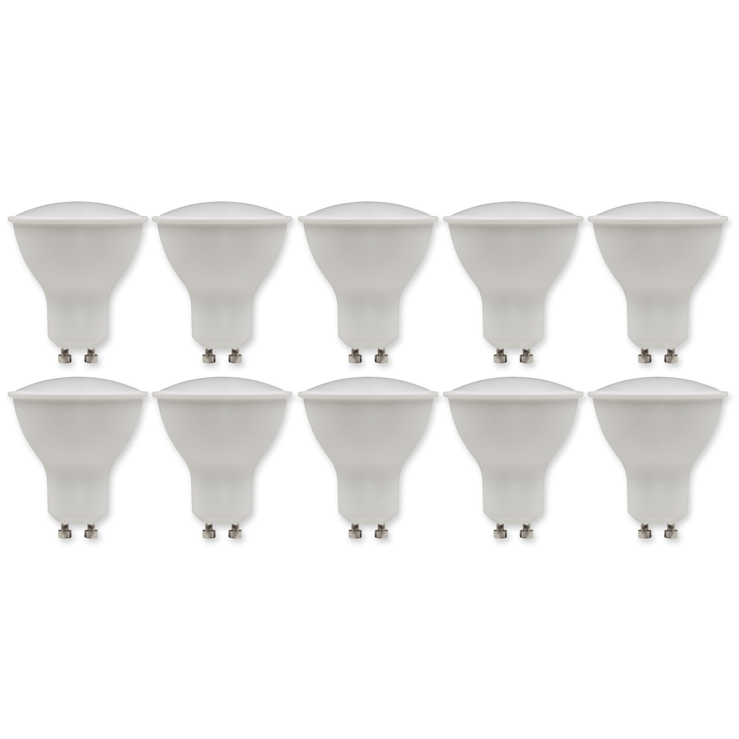 LED-Strahler McShine ''PV-50-10'' GU10, 5W, 400lm, 110°, 3000K,warmweiß, 10er-Pack