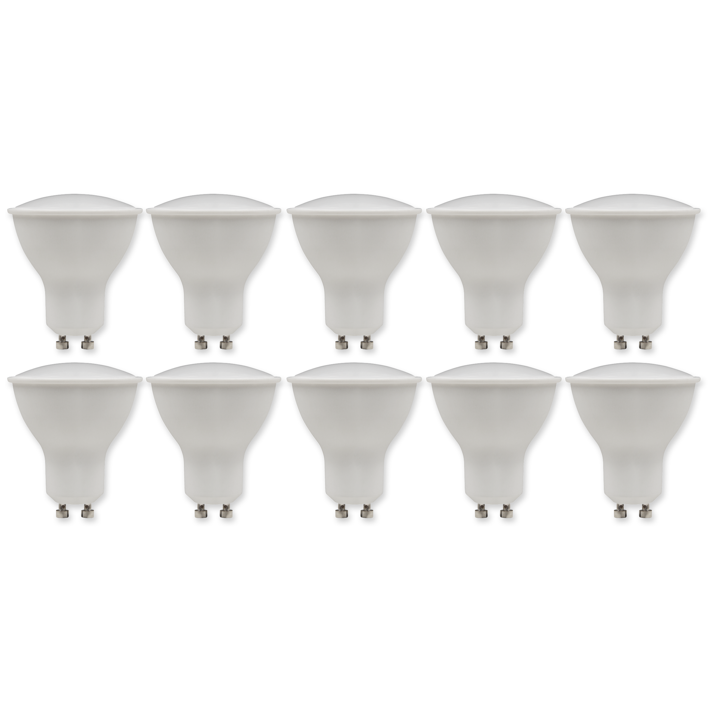 LED Strahler McShine ''PV GU10  3000K warmweiß 10er Pack