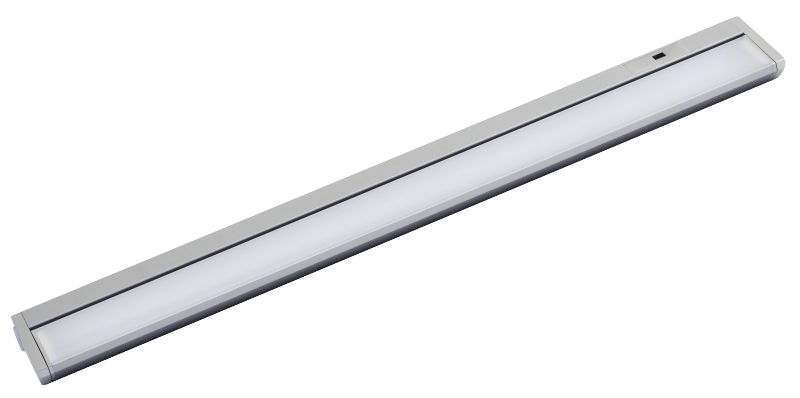 LED Unterbauleuchte, 10W, 580lm, 56cm, warmweiß, Bewegungsmelder, titan