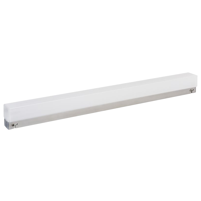 LED Unterbauleuchte, 15W, 1300lm, 76cm, neutralweiß, 2 Steckdosen, inkl. 5 Haken