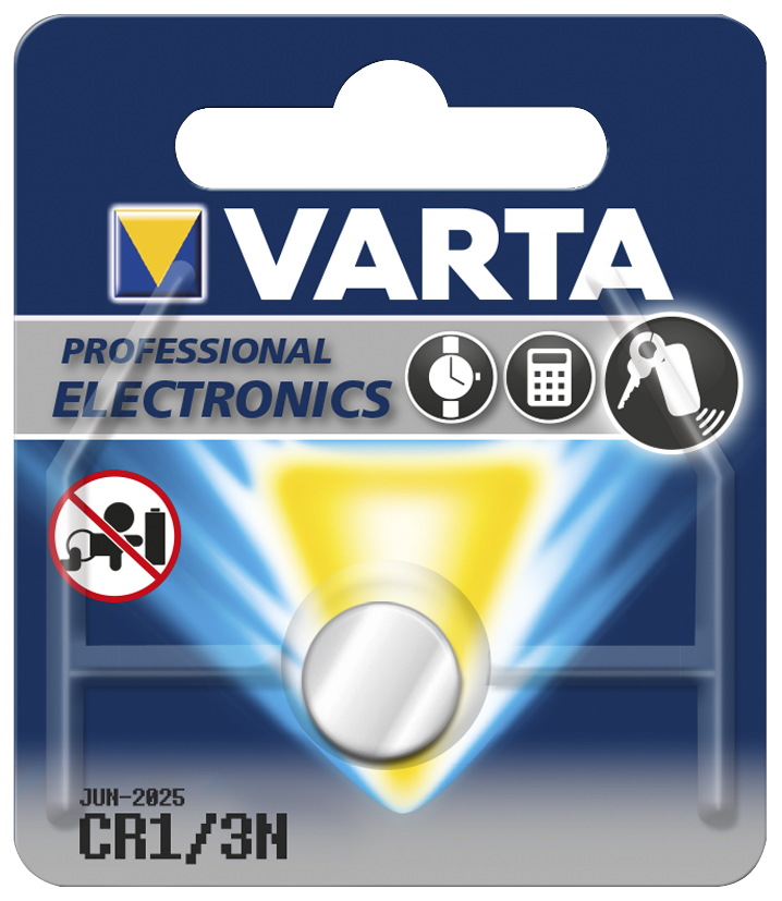 Lithium Knopfzelle VARTA  3V 1er Blister