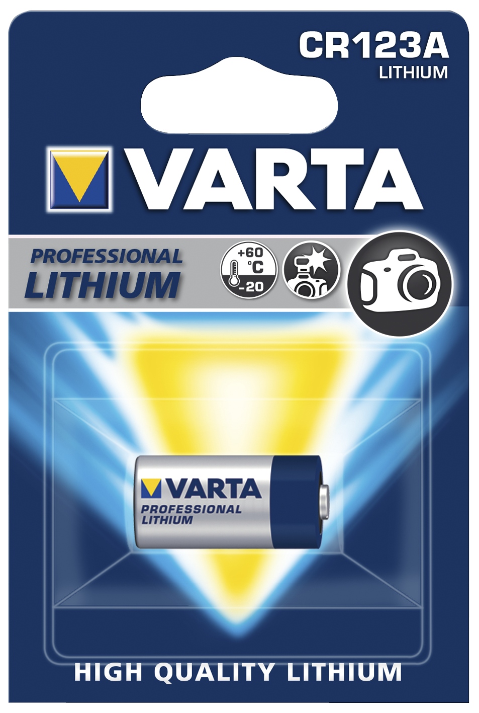 Lithium Photobatterie VARTA CR  1er Blister