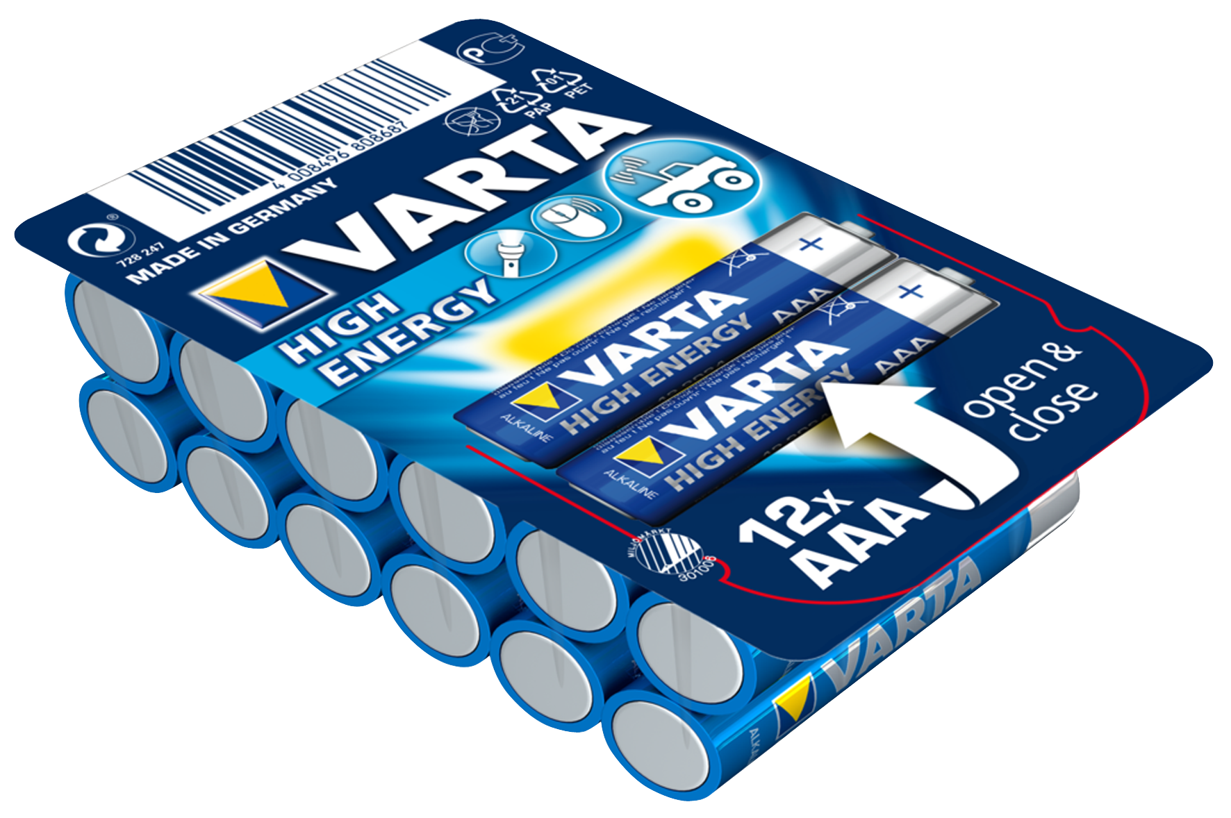 Batterie VARTA ''HIGH ENERGY'' 1 5V  Typ