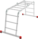 Mehrzweck-Sprossenleiter, professionell, 600 mm breit, max. Tragfähigkeit 150 kg, 4х5