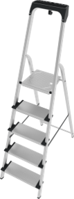 Stufenleiter aus Aluminium, mit Ablage, mit Stufen à 130 mm, NV 1118 NV 1118 1х6