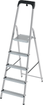 Stufenleiter aus Stahl, mit Ablage, NV 1155 1x4