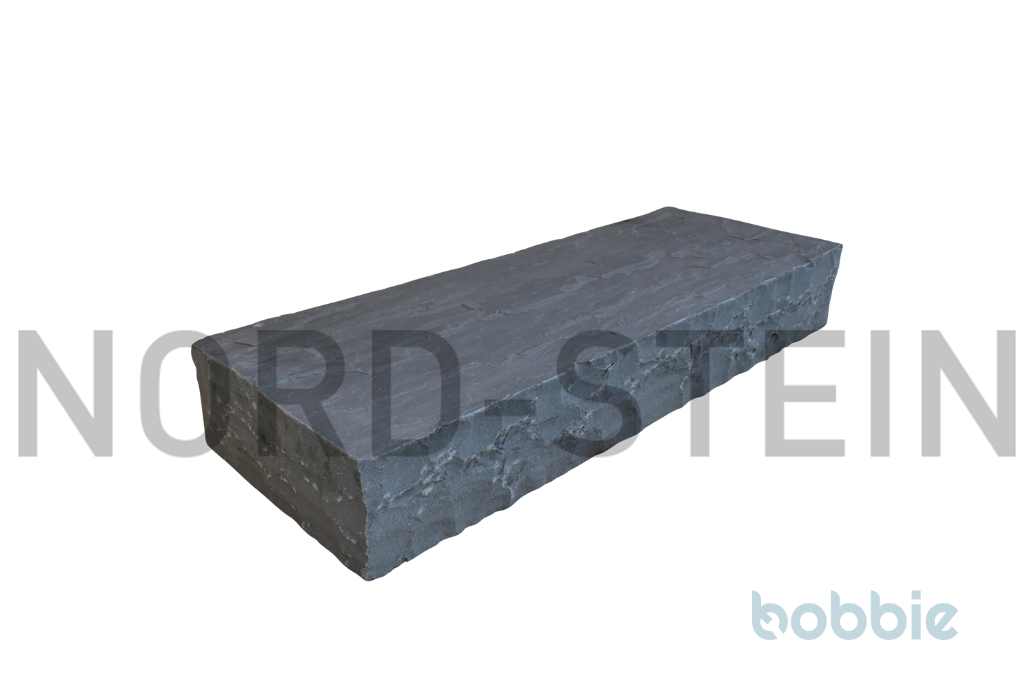 Sandstein-Blockstufen, "Kandla-grey"