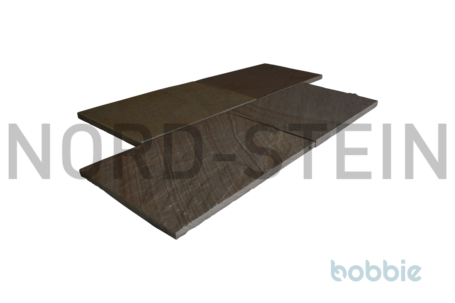 Sandstein-Bodenplatten, "Desert-yellow-brown", gesägt, 90x60x2,4-2,6 cm