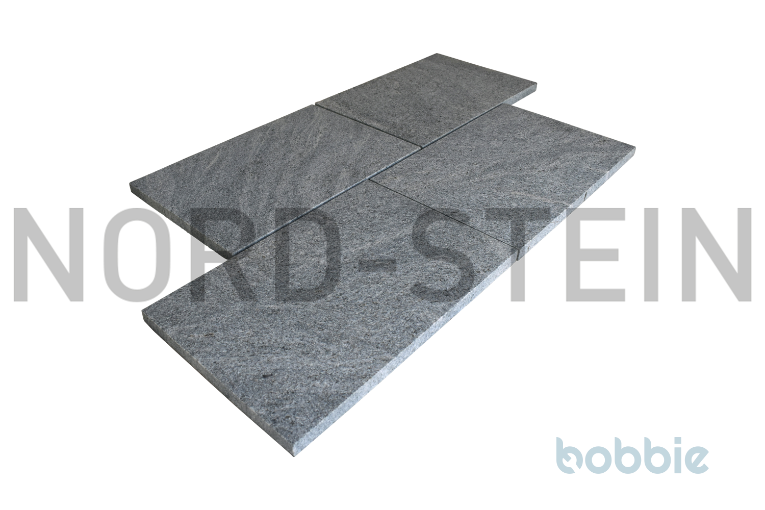 Granit-Bodenplatten, "Juparana-grey", 60x40x3 cm