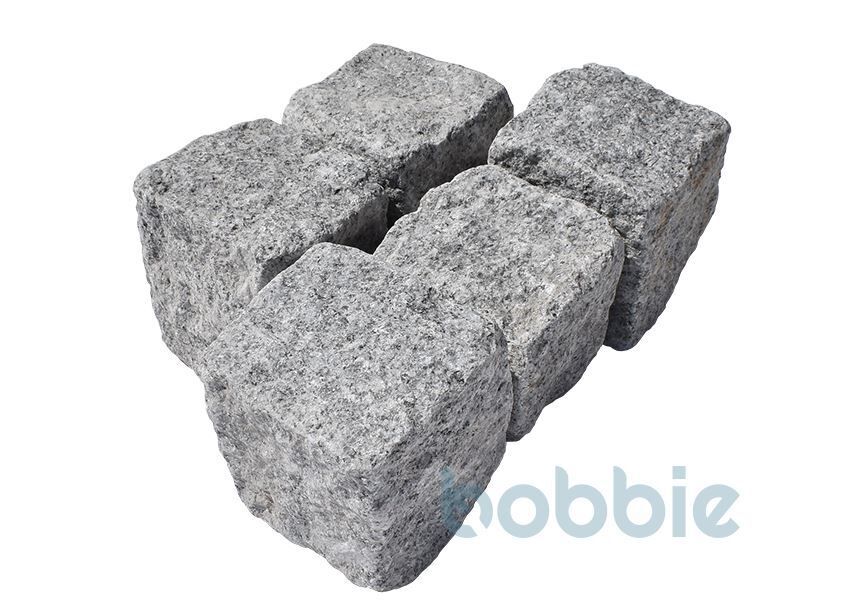 Granit-Pflastersteine "Porto-grau", neu