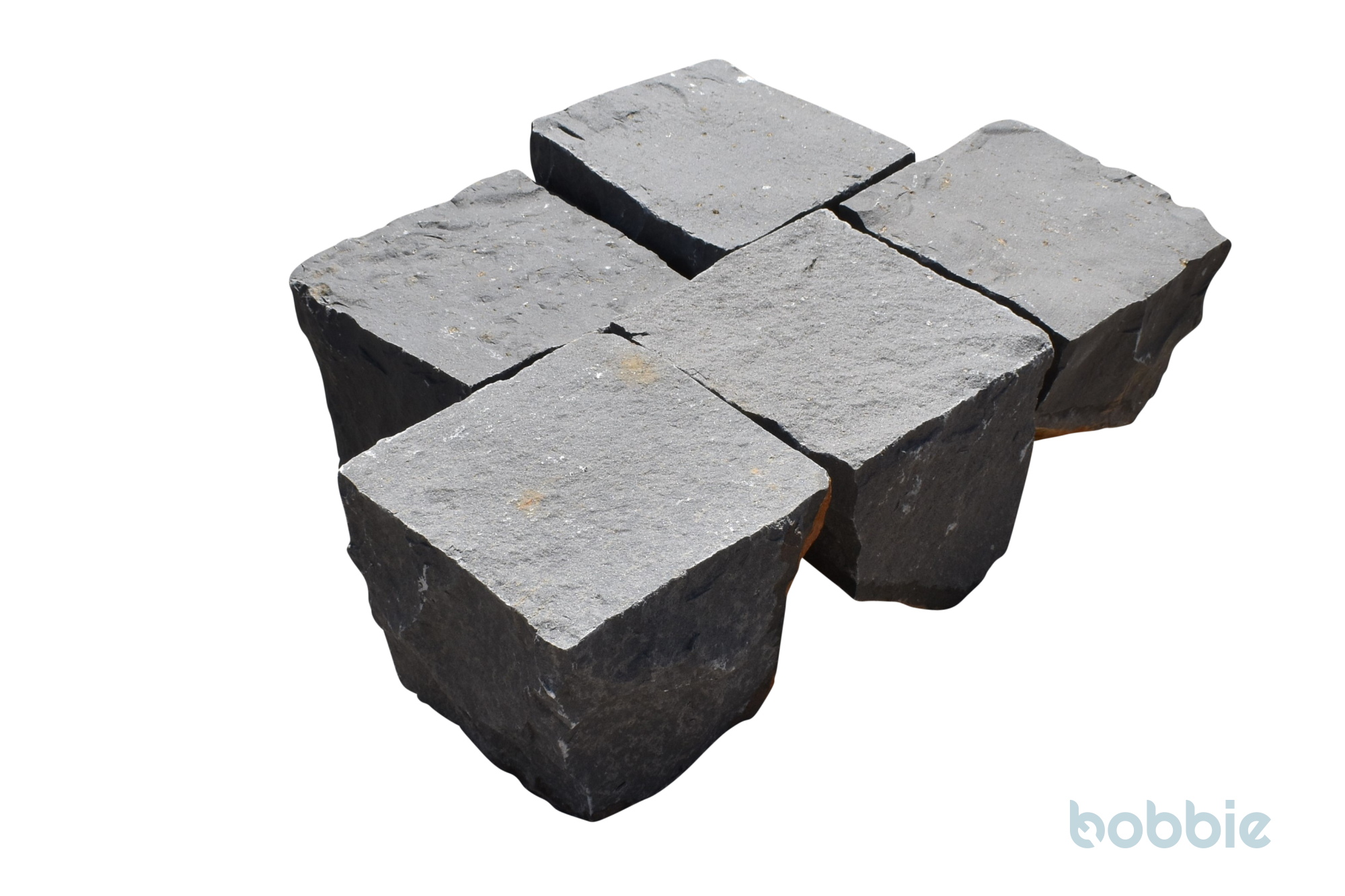 Basalt-Großpflaster 15/17 cm, neu