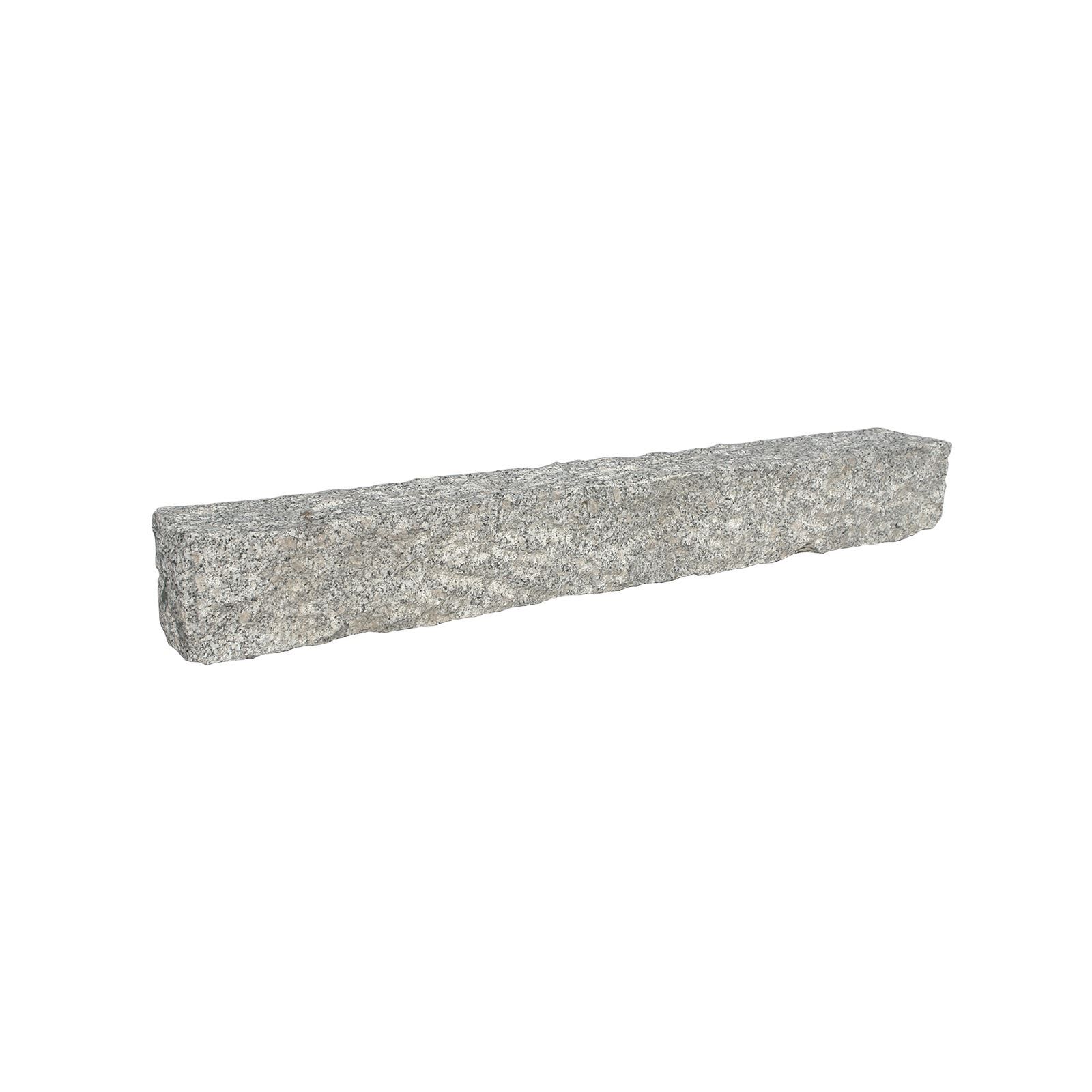 Granit-Palisaden, grau, 12x12 cm, allseits gespitzt