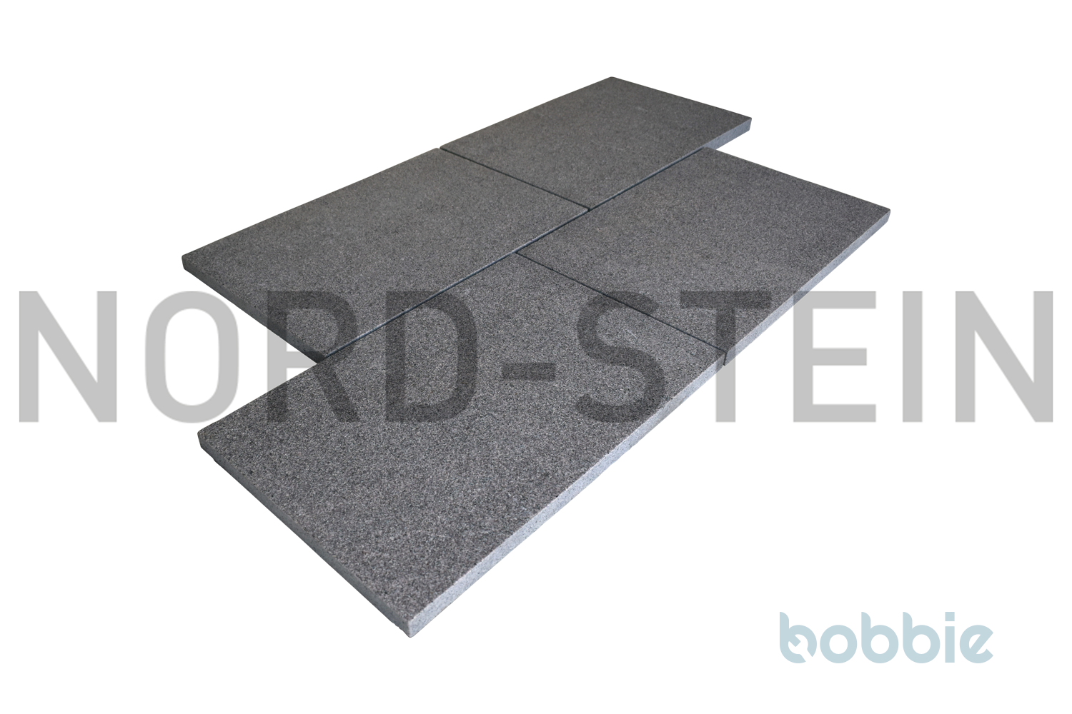 Granit-Bodenplatten, "Bovall-rot", 60x40x3 cm