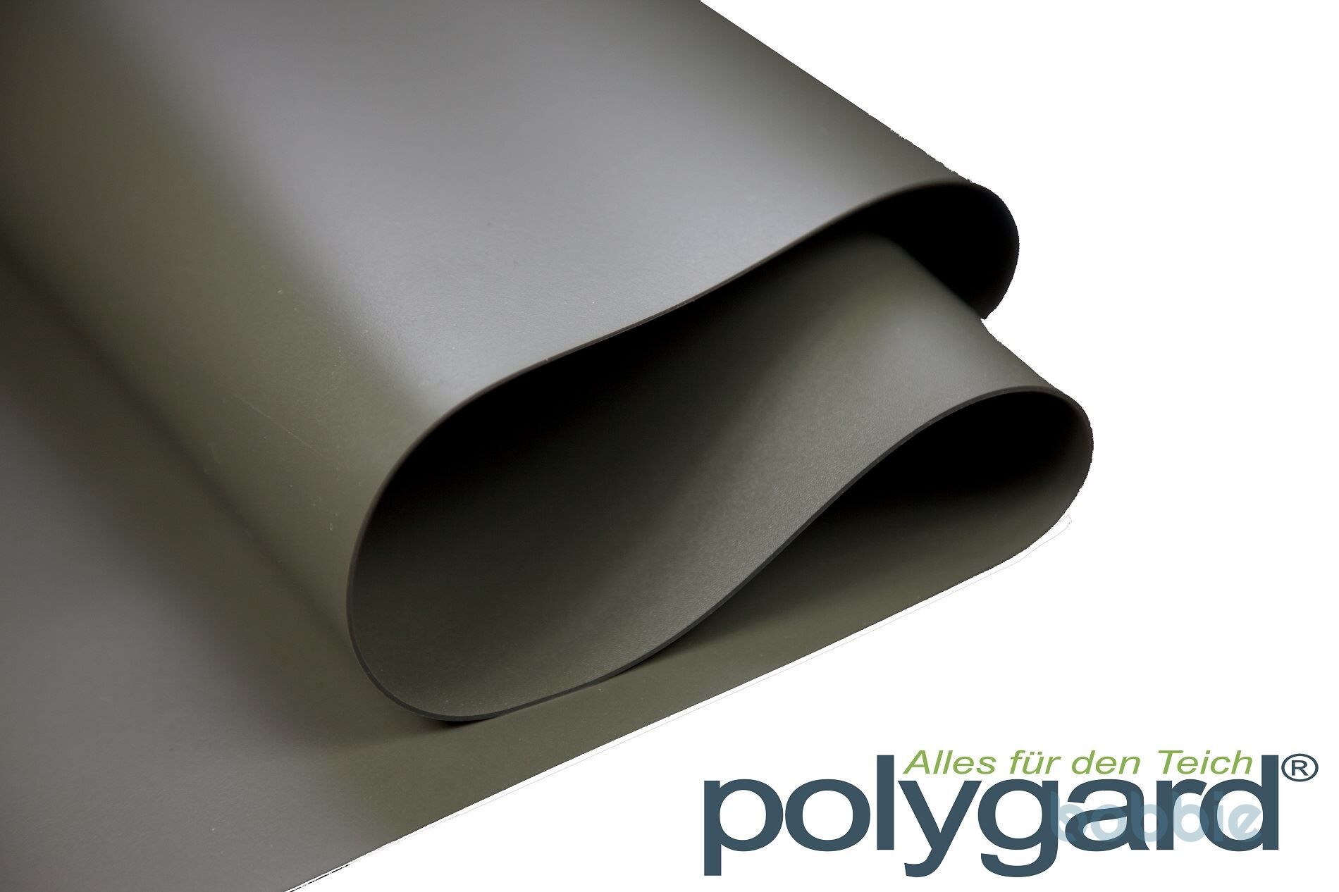 Polygard PVC Teichfolie 1mm oliv-grün PrePack - verschiedene Abmassungen