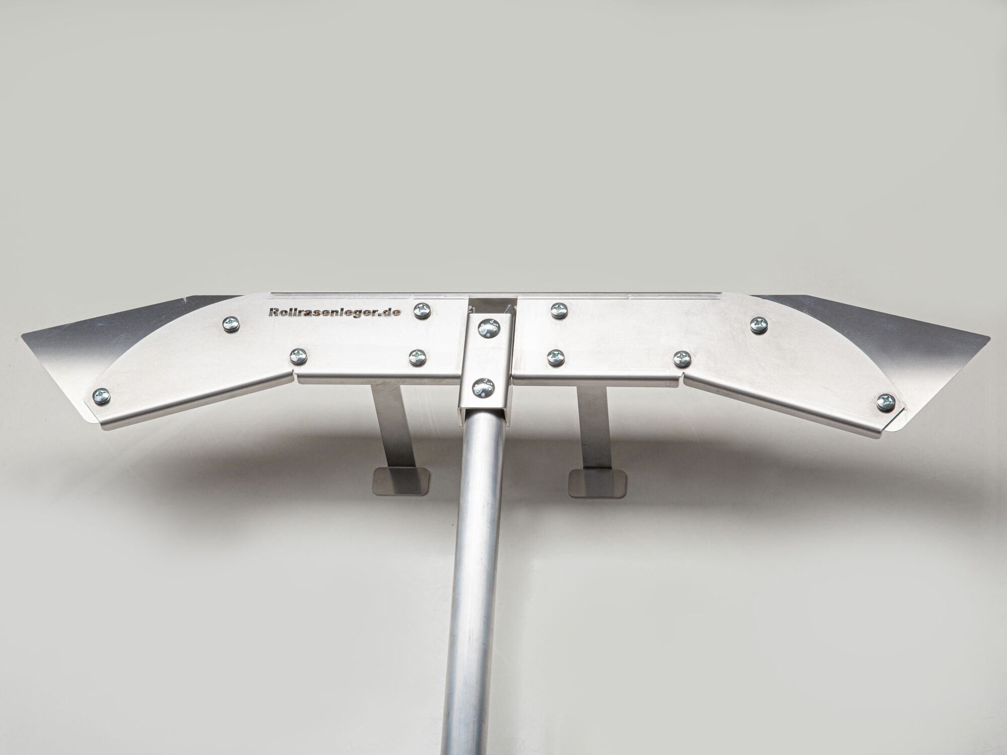 Rollrasenleger „All-in-One“ mit pulverbeschichteten Alu-Stiel