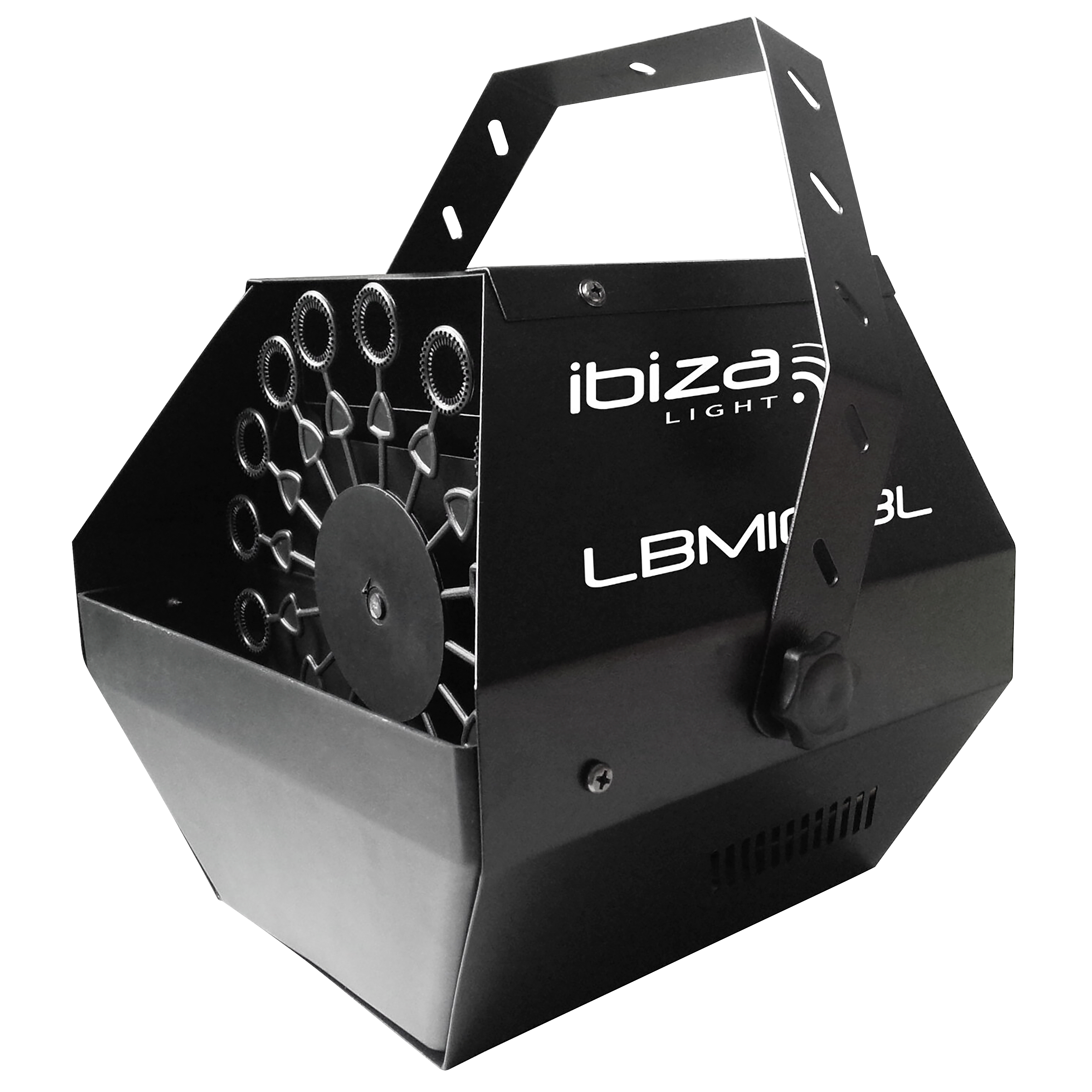 Seifenblasenmaschine IBIZA ''LBM10-BL'' 25W, mit Hängebügel
