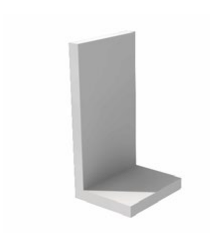 MAUERSCHEIBE Wandstärke 10 cm, beidseitig Sichtbeton glatt