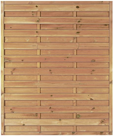Maxi-Massiv-Zaun grün 150 x 180 cm Rahmen 45/45 mm Lamellen geriffelt & geschraubt