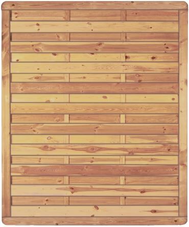 Avantgarde-Serie grün 150 x 180 cm Rahmen 45/68 mm. Lamellen glatt. geschraubt