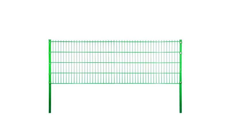 COMO Doppelstabmatte RAL 6005 grün 2500 x 1430 mm. MW 200/50. Stäbe 6/5/6 mm fvz.