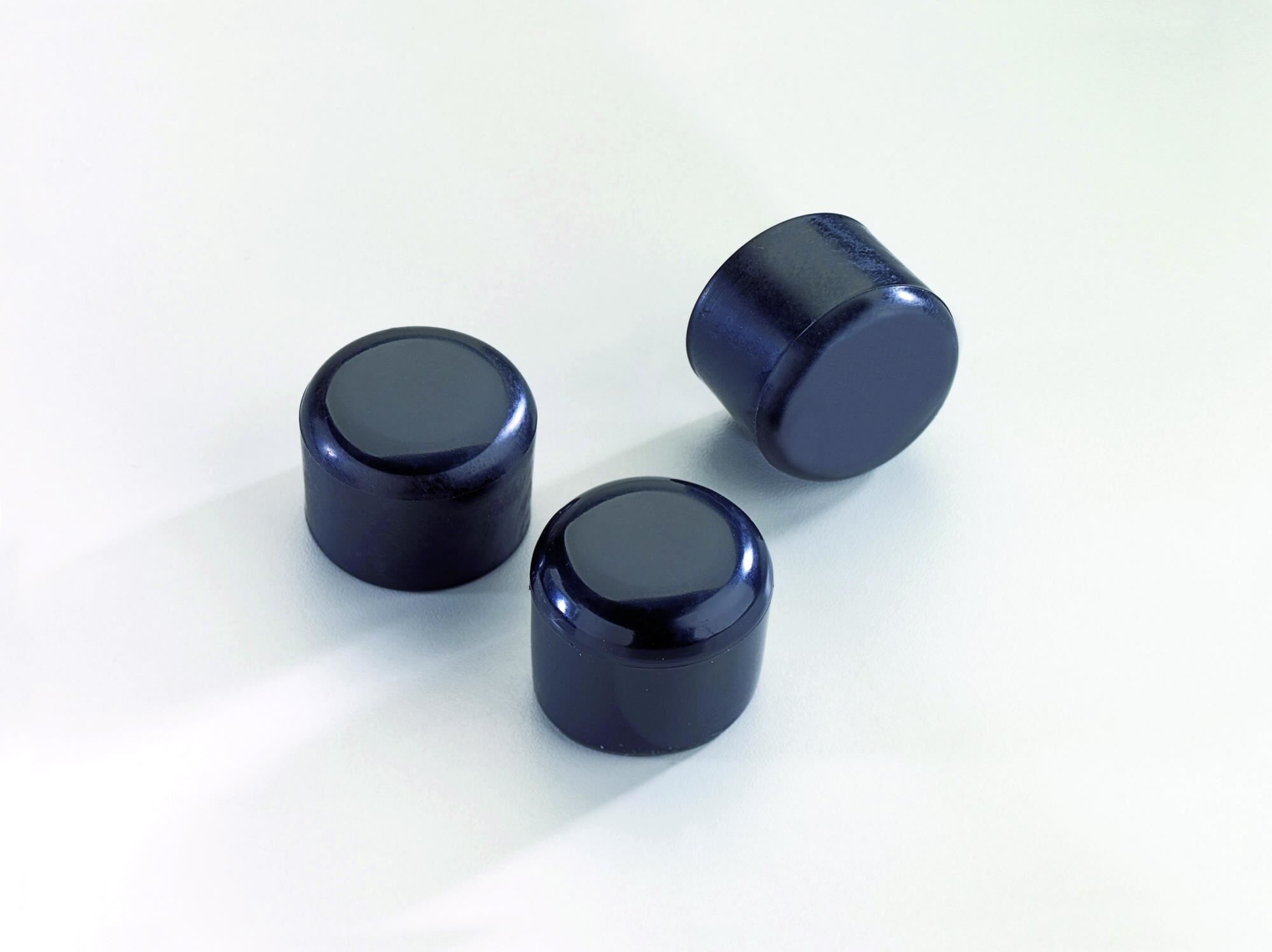 Rundrohrpfostenkappe Kunststoff schwarz für 34 mm Durchmesser