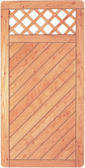 SKAGEN-Serie-Ranki Lärche. 90 x 180 cm Rahmen 45/90 mm. Profilbretter 18/125 mm