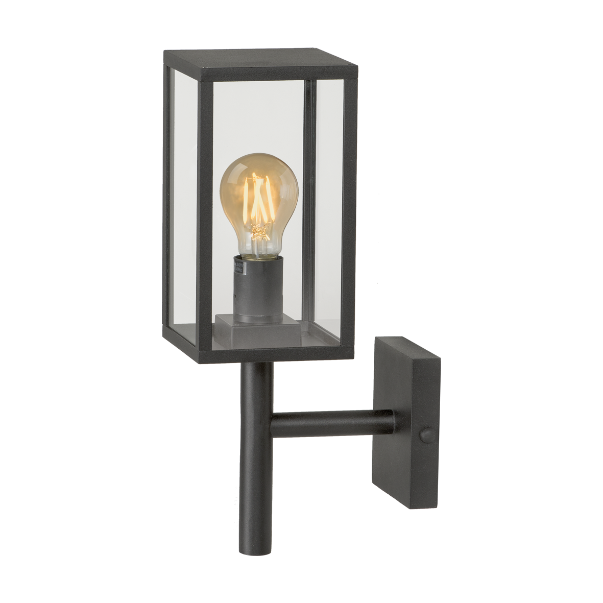 REGULUS Wandlampe ALU schwarz 120 x 380 mm. 12 Volt. Filament 4 Watt 280 lumen. warm weiß