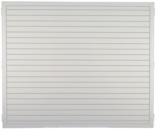 LIGHTLINE KS-Zaunelement 180 x 150 cm Füllung weiß / Rahmen weiß