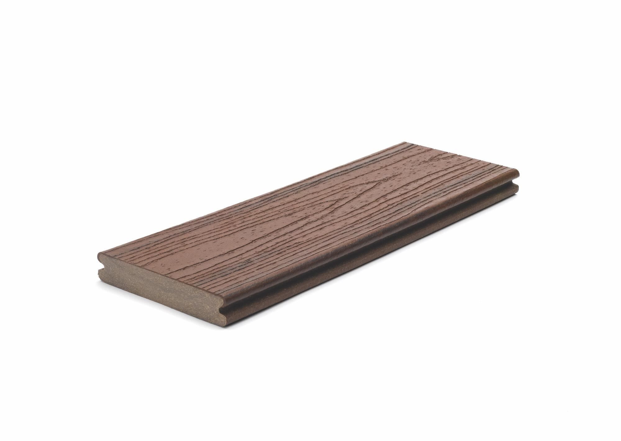 TREX Terrassendiele Transcend mit Nut "Grooved" Länge 6100 mm Farbe: Lava Rock