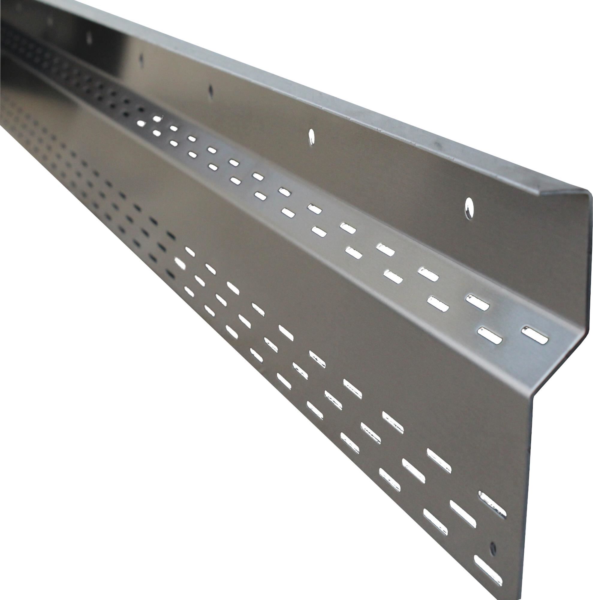 VOLFI -Sockelwand-Profil Alu Schlitzloch SW-P, 250x40x2 mm x 2 m