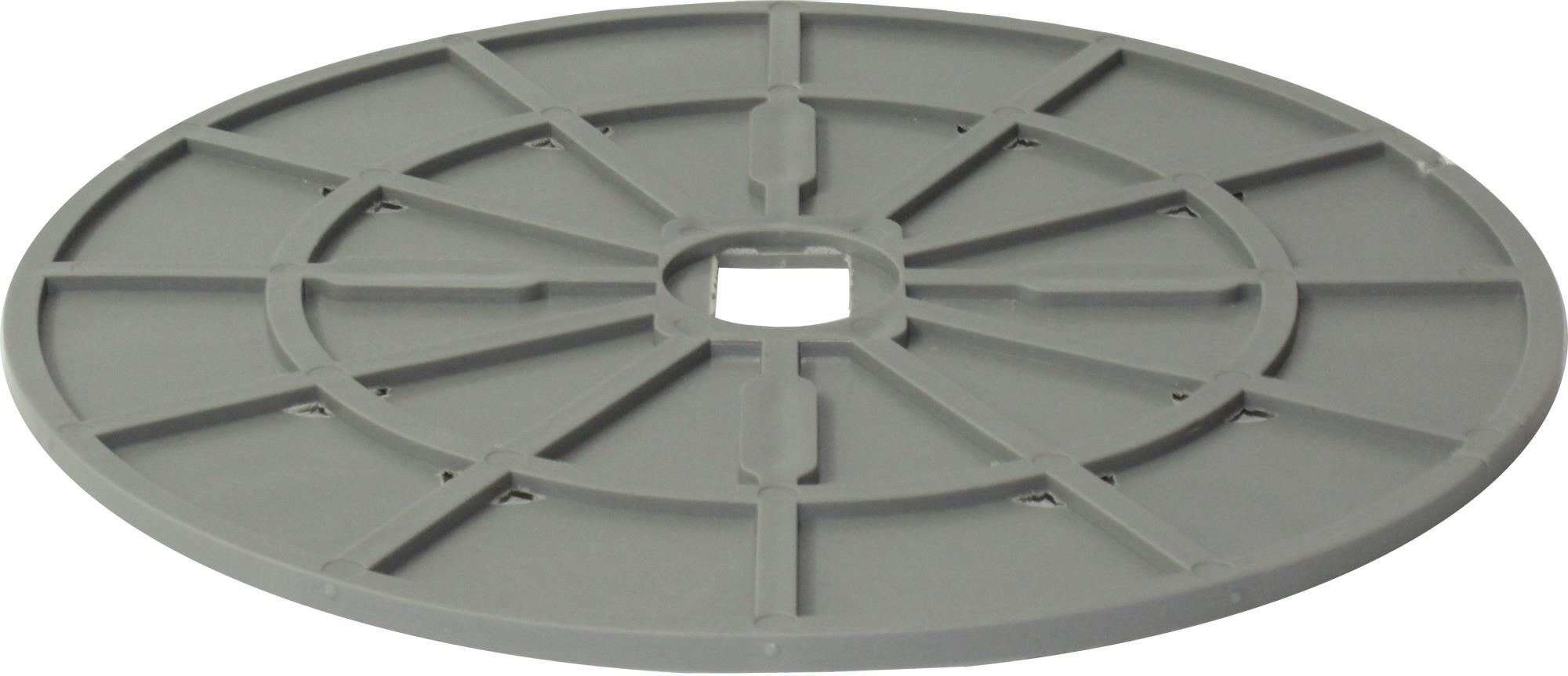 VOLFI-Bodenplatte gummierter Kunstst. BP-GKU 0/00-5/210(180)