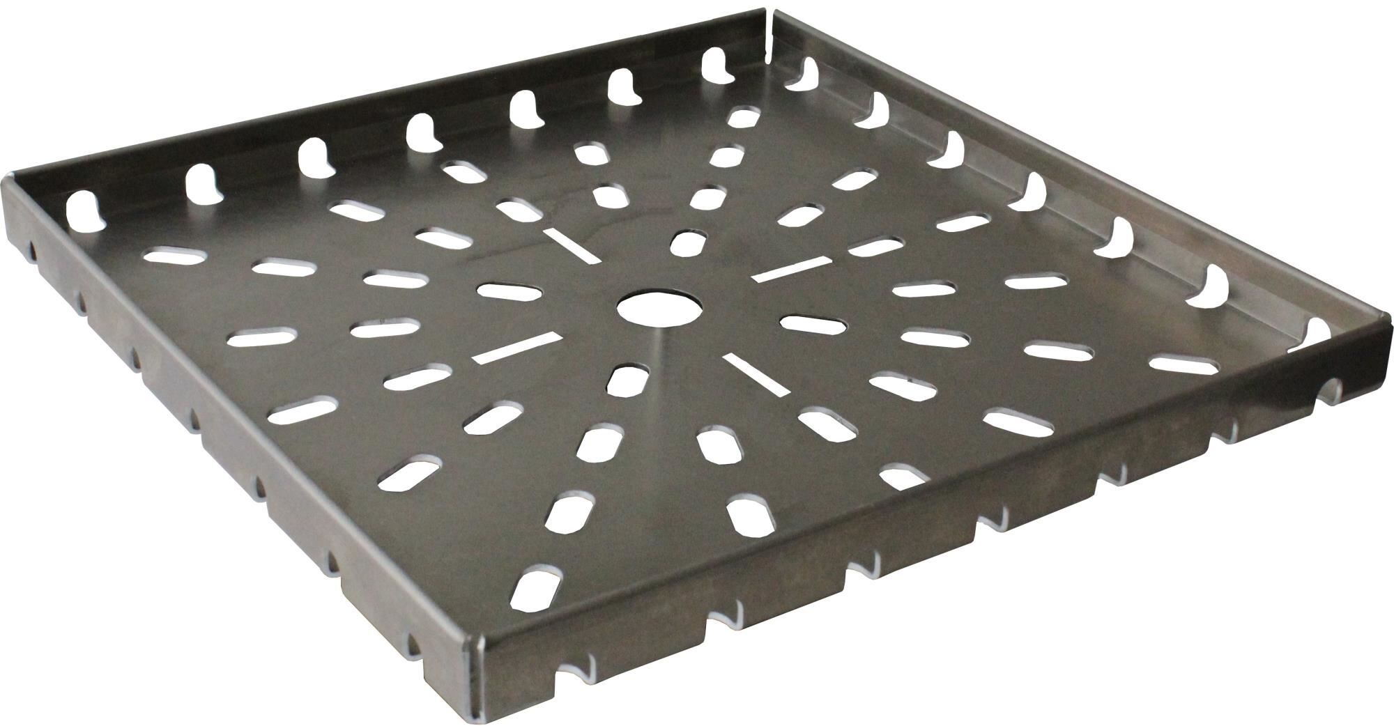 VOLFI Alu-Draingully feste Höhe DP-GU2, 200x200x17 mm, 2 mm dick