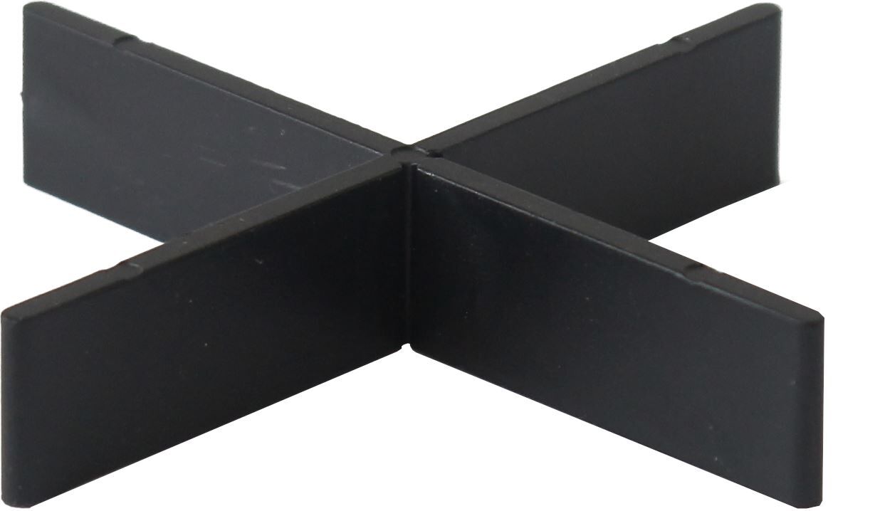 VOLFI Fugenkreuz Kunststoff FK-A, 2x10 mm Fuge, Schwarz (1500 Stk.)