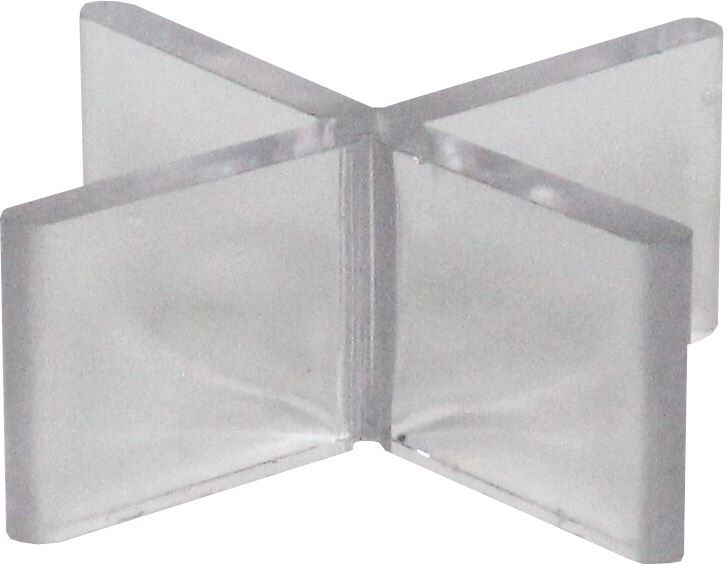 VOLFI Fugenkreuz Kunststoff FK-A, 3x19 mm Fuge, Transparent (100 Stk.)