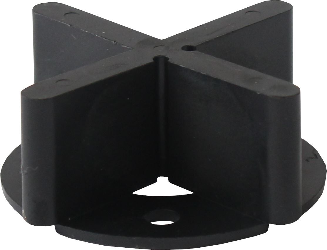 VOLFI Fugenkreuz Kunststoff mit Bodenplatte FK-B, 6x22 mm Fuge, ⌀50 mm (100 Stk.)