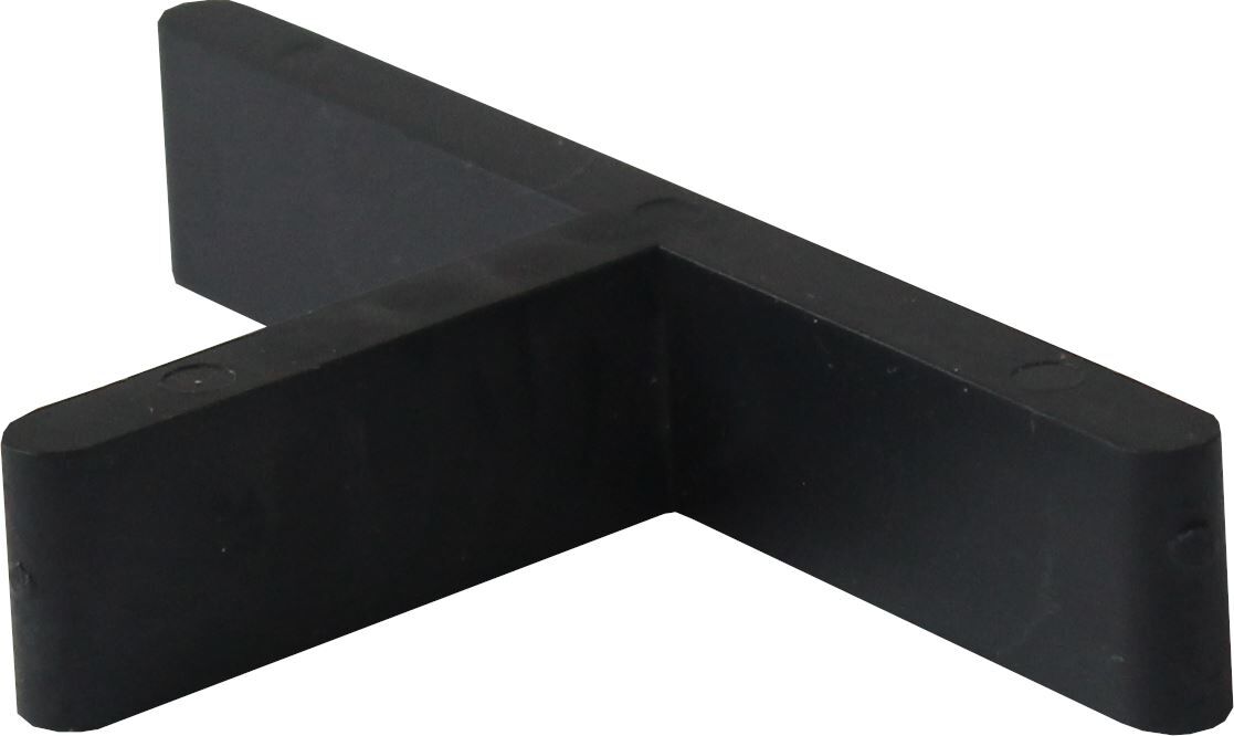VOLFI Fugen-T Kunststoff schwarz FK-T 5/10-55(100/1200)
