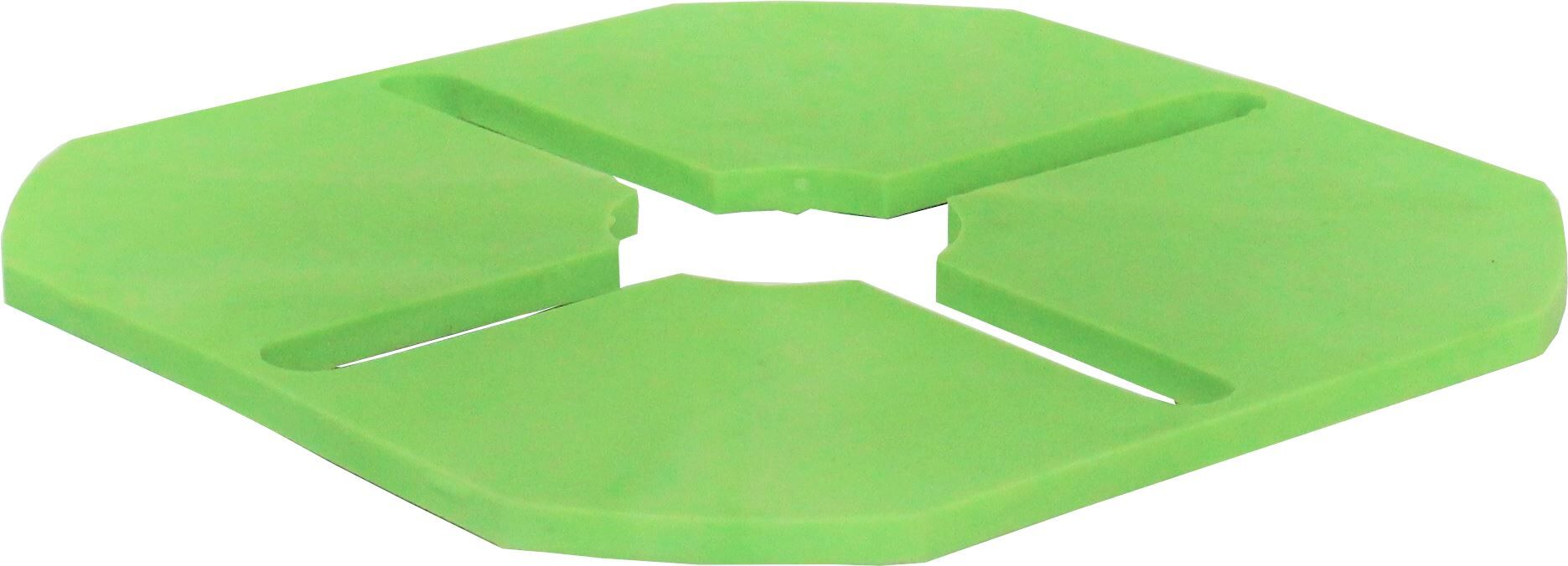 VOLFI Ausgleichscheibe grün gummiert GK-UA 3/95(100)