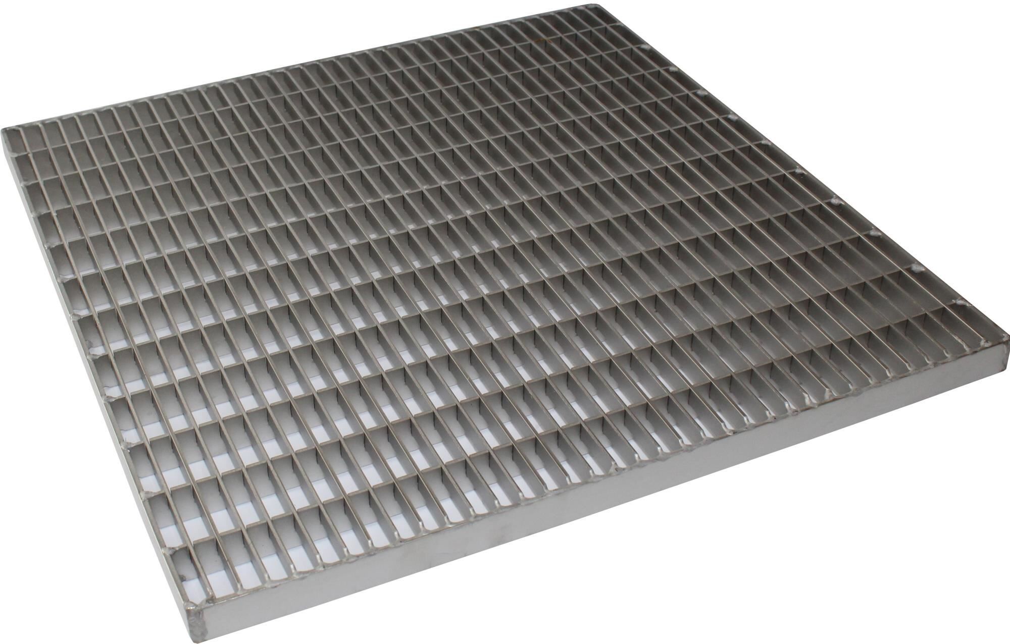 VOLFI Edelstahl Drain-Plattenrost MW 30/10 GR-E 400x400x20(1)
