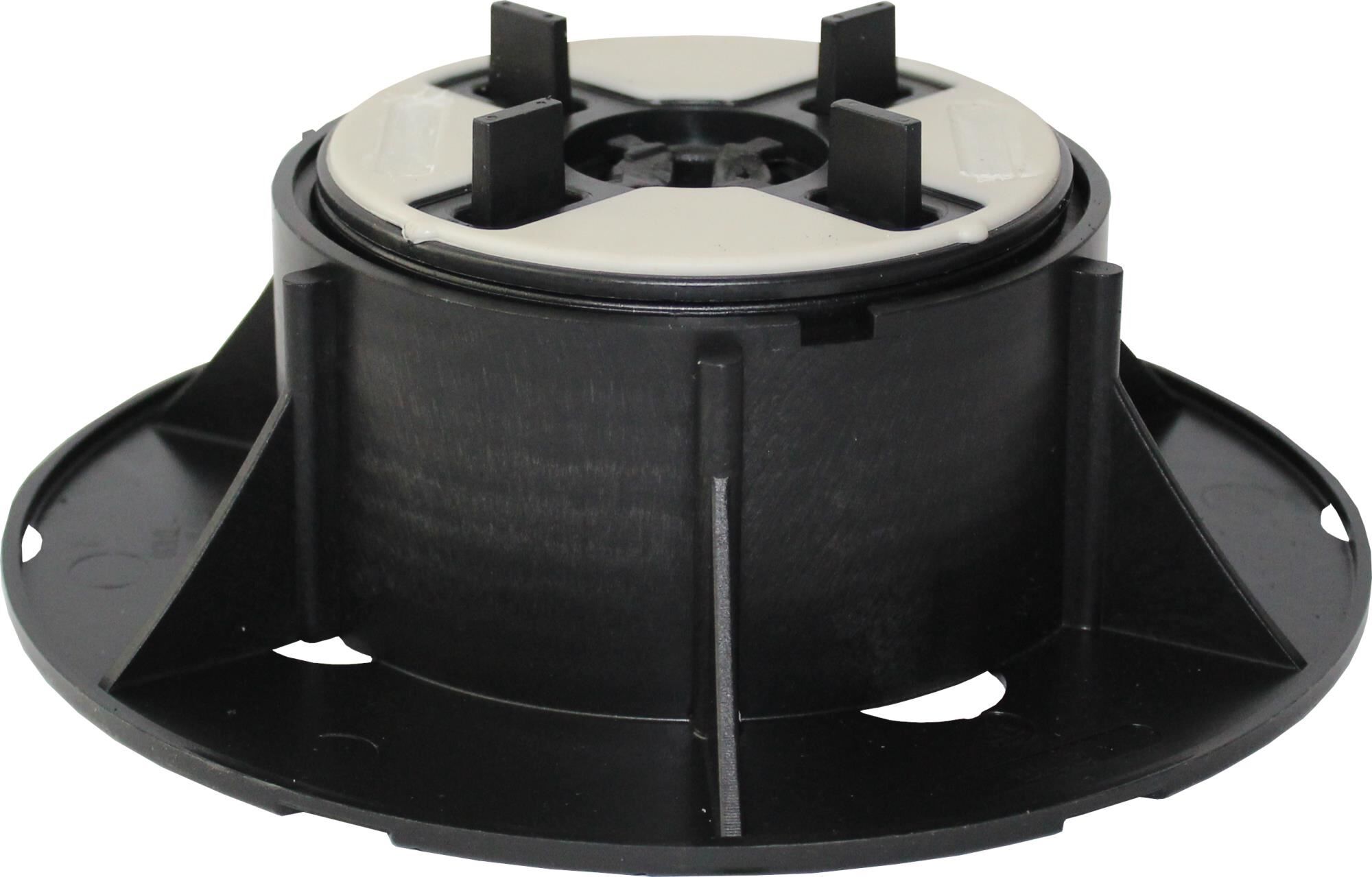 VOLFI Stelzlager höhenverstellbar 3-tlg. SK-V 403, 60-100 mm Höhe, 4x12 mm Fuge, brechbar, ⌀110 mm (20 Stk.)