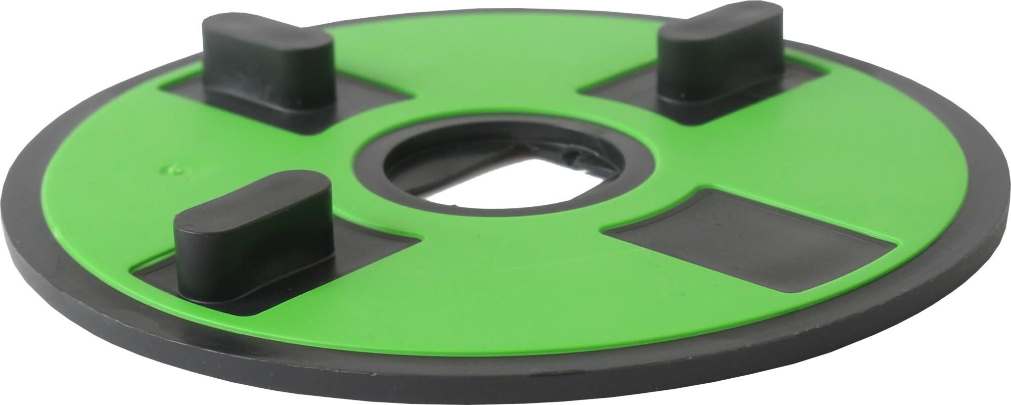 VOLFI Auflageplatte Softgummi TLV-PT, 10x10 mm Fuge, ⌀140 mm, 3 Stege (20 Stk.)
