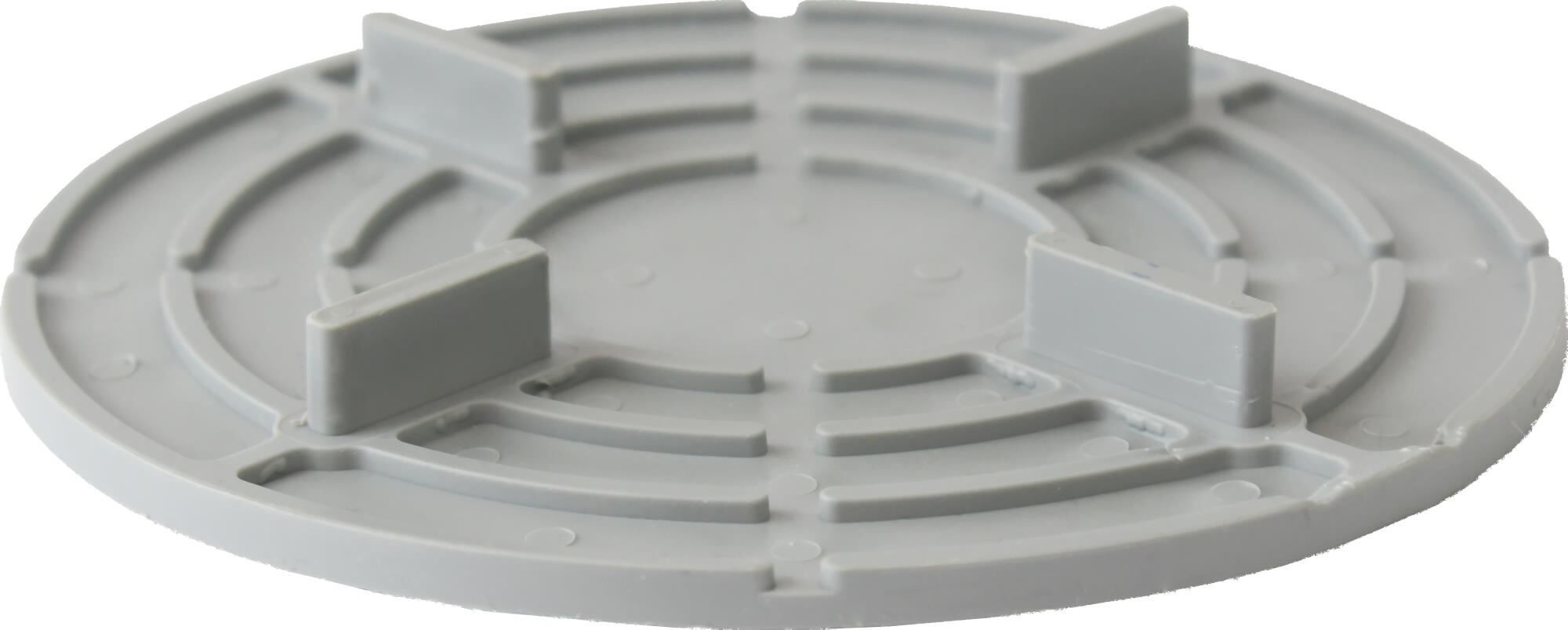 VOLFI-Platte gummierter Kunststoff VP-GKU 4/10-5/140(280), 4Stege, 5mm Höhe