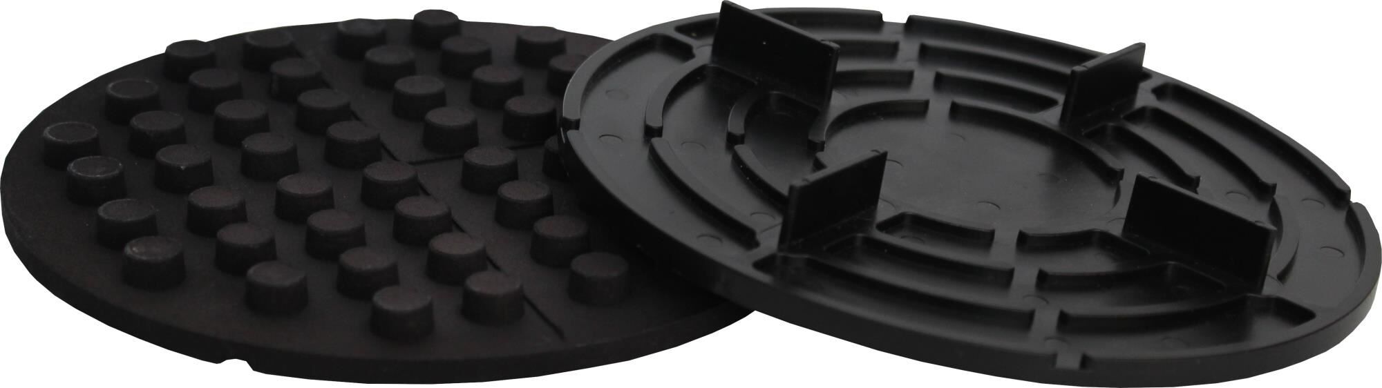 VOLFI-Platte Kunststoff m. Noppenboden VP-N 4x10-10/140(20) 4 Stege, 10mm