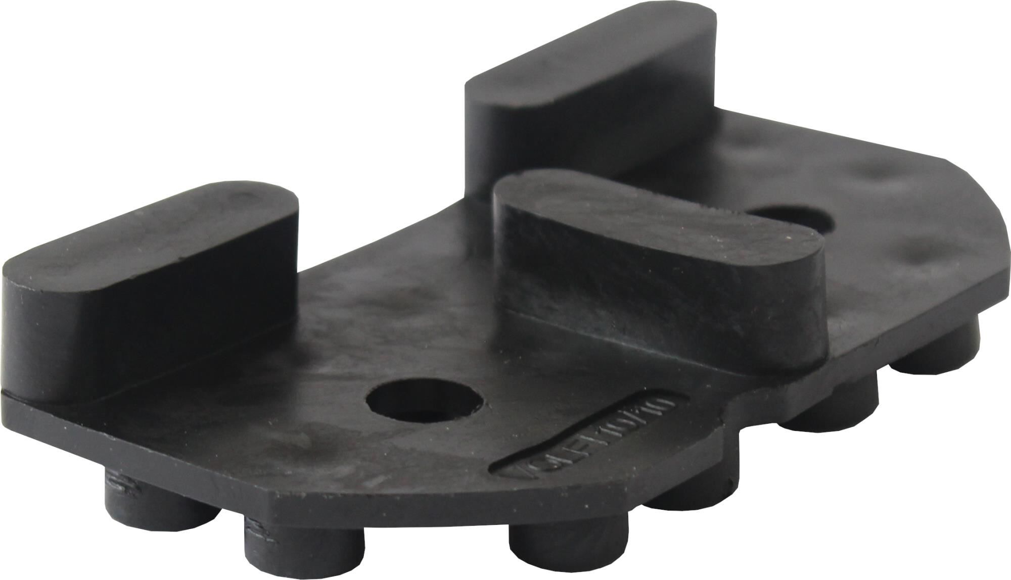 VOLFILAGER Randstück Kunststoff WK-UR, 10 mm Aufbauhöhe, 10x10 mm Fuge, ⌀95 mm