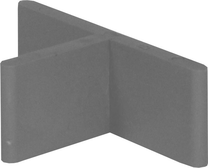 VOLFI Fugen T-Stück Kunststoff FK-T, 3x19 mm Fuge, Grau (100 Stk.)